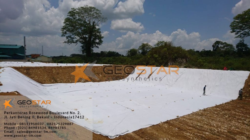 geotextile kolam limbah